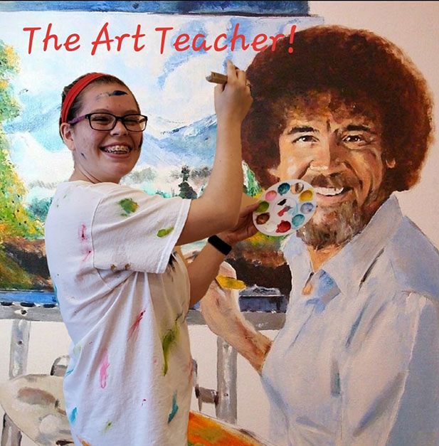 Painting with Bob Ross